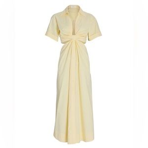 NWT A.L.C Georgia Cutout Shirtdress